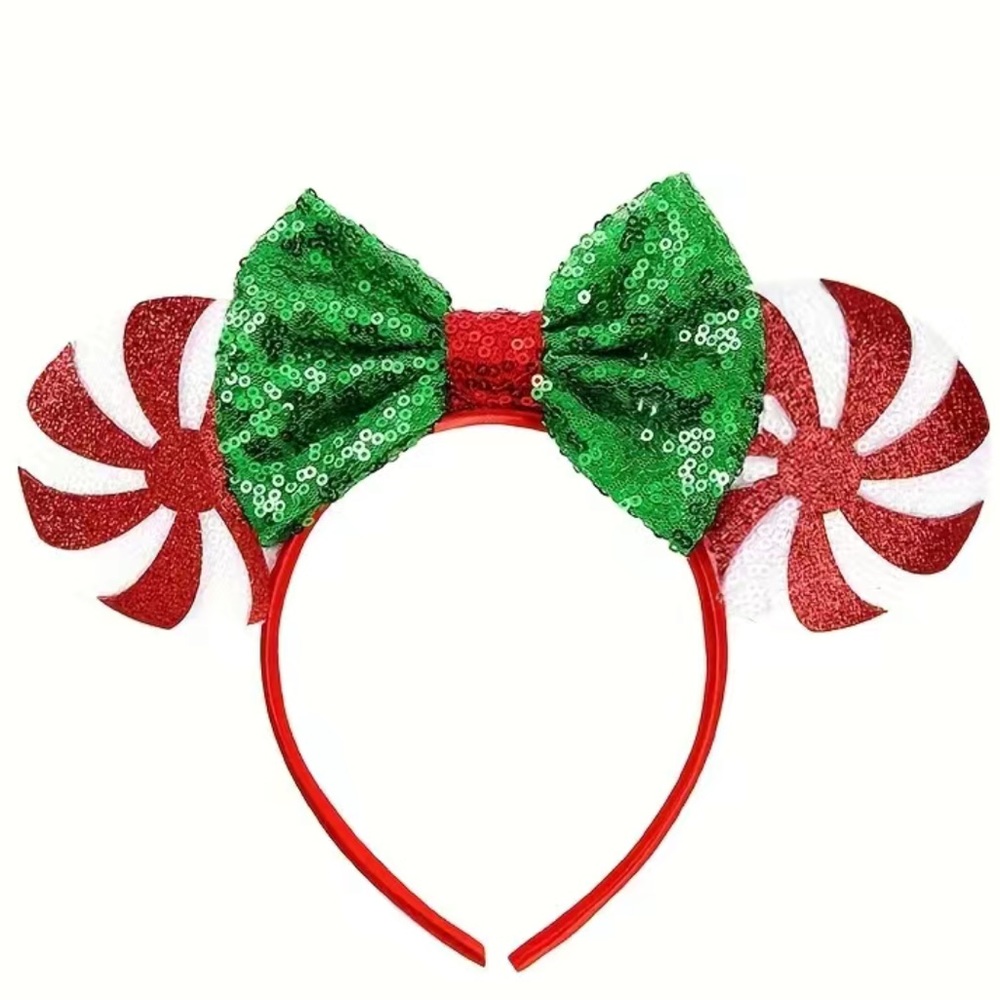 NWOT Christmas Minnie Ears Headband